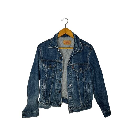 Vintage Levi’s Trucker Jacket 70506-0216 Denim Size 40 USA - Picture 1 of 3